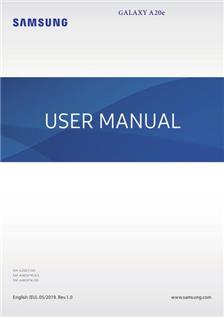 Samsung Galaxy A20e manual. Tablet Instructions.